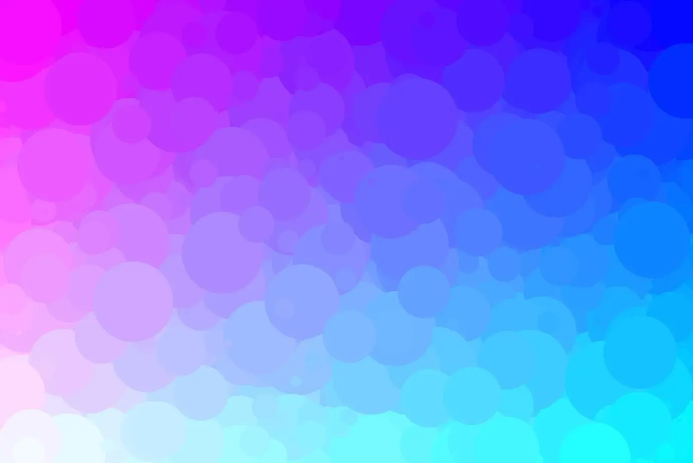 Hintergrundbild mit mehreren transparenten Kreisen, voll